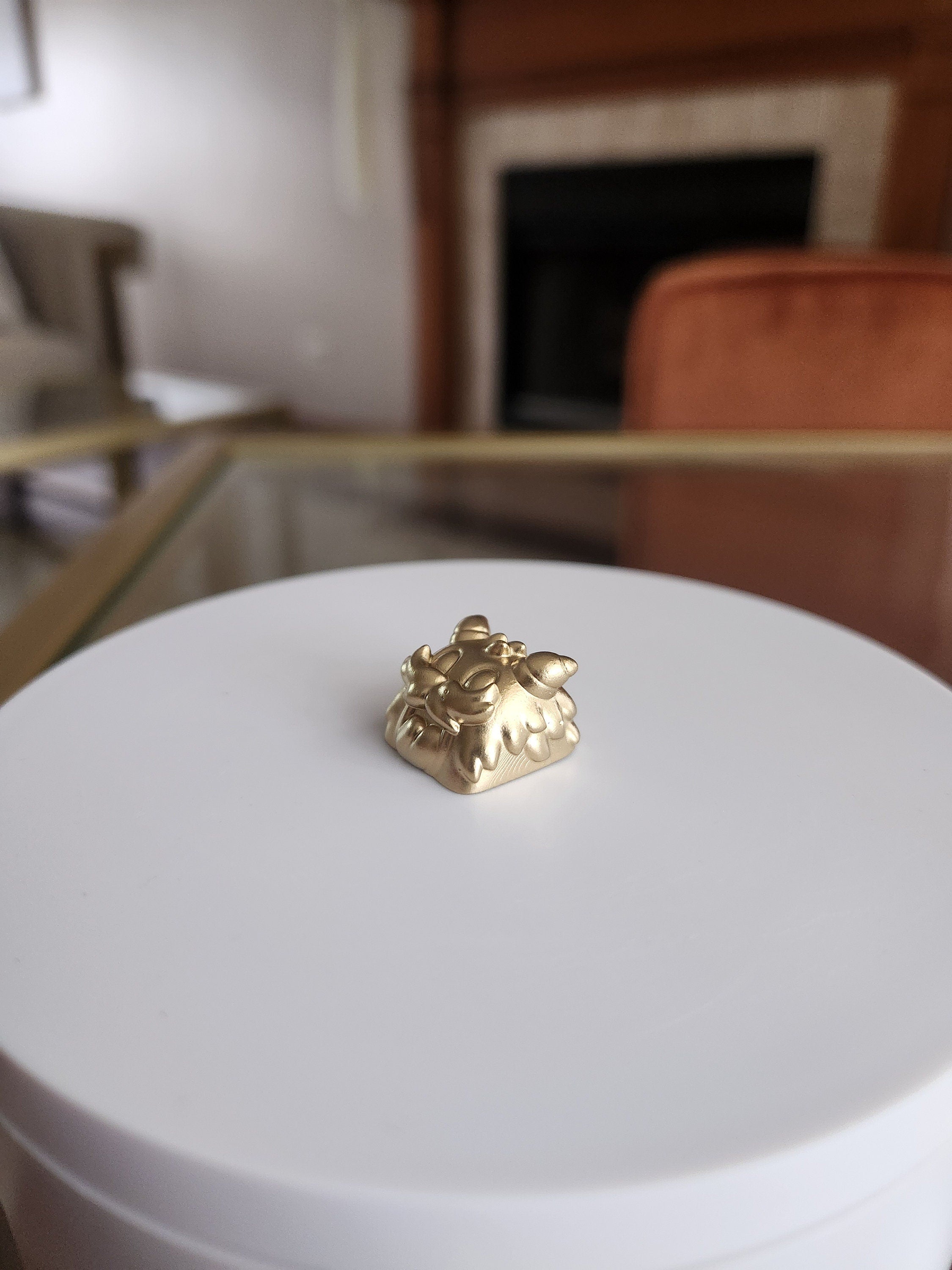 Hand-Painted Video Game Metallic Artisan Keycap for mechanical keyboard