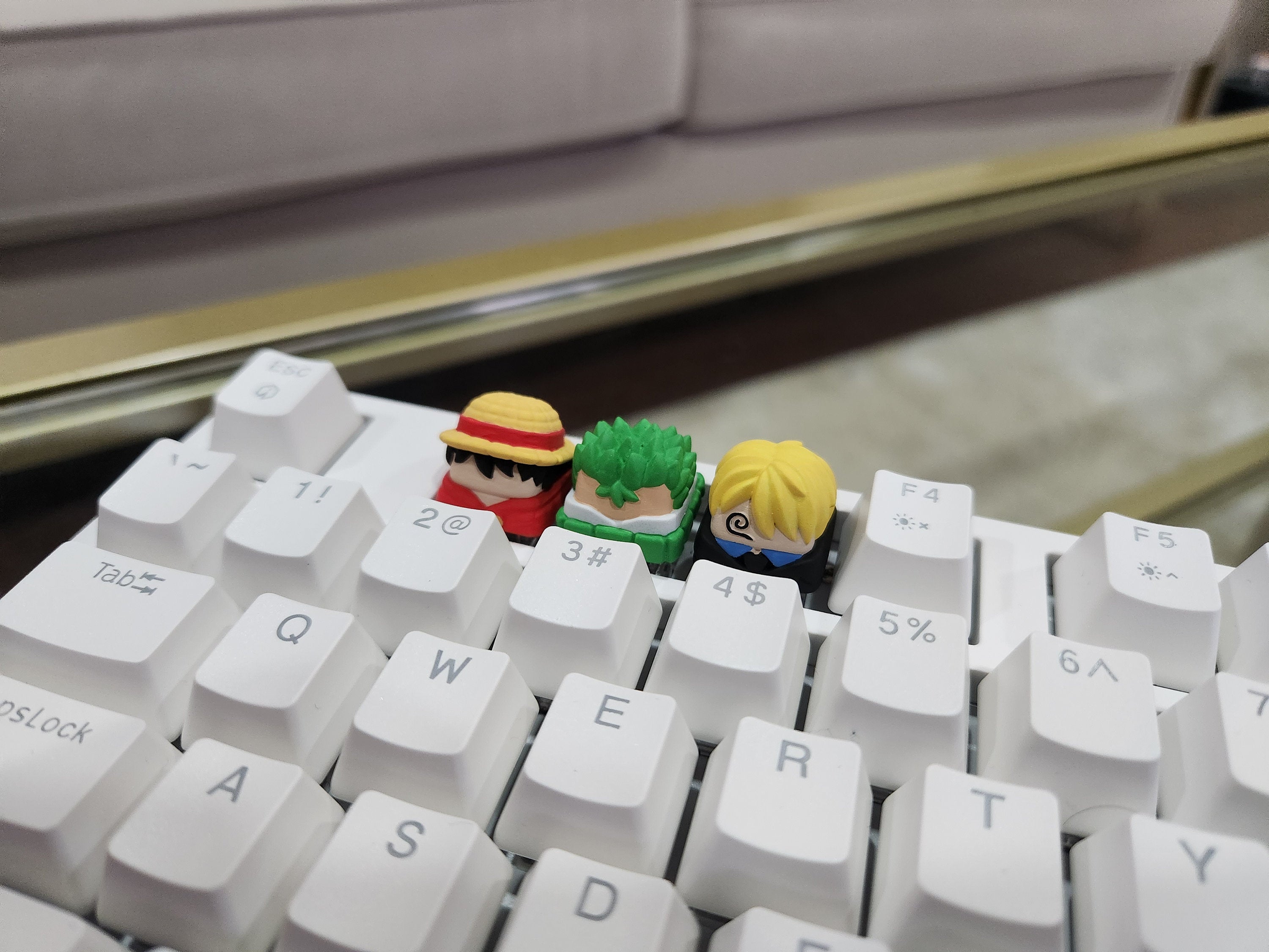 Hand-painted anime-inspired Hiko3D artisan keycap
