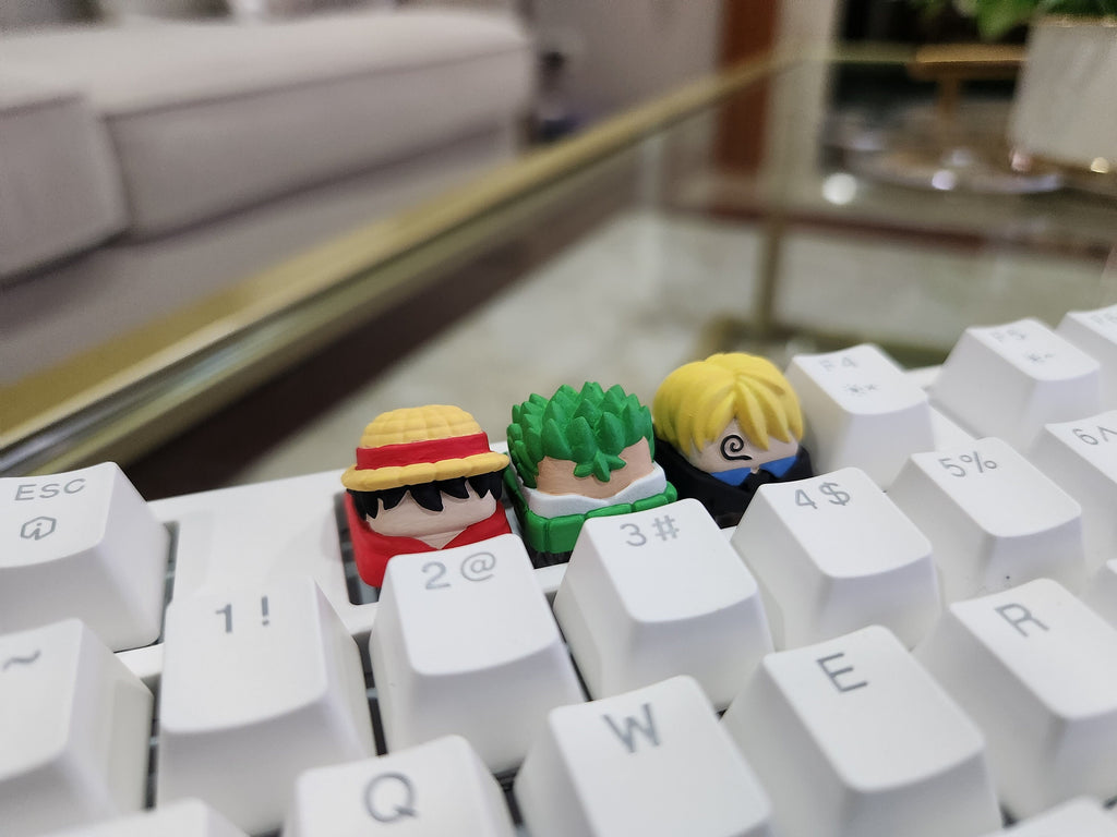 Hand-painted anime-inspired Hiko3D artisan keycap