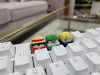 Hand-painted anime-inspired Hiko3D artisan keycap