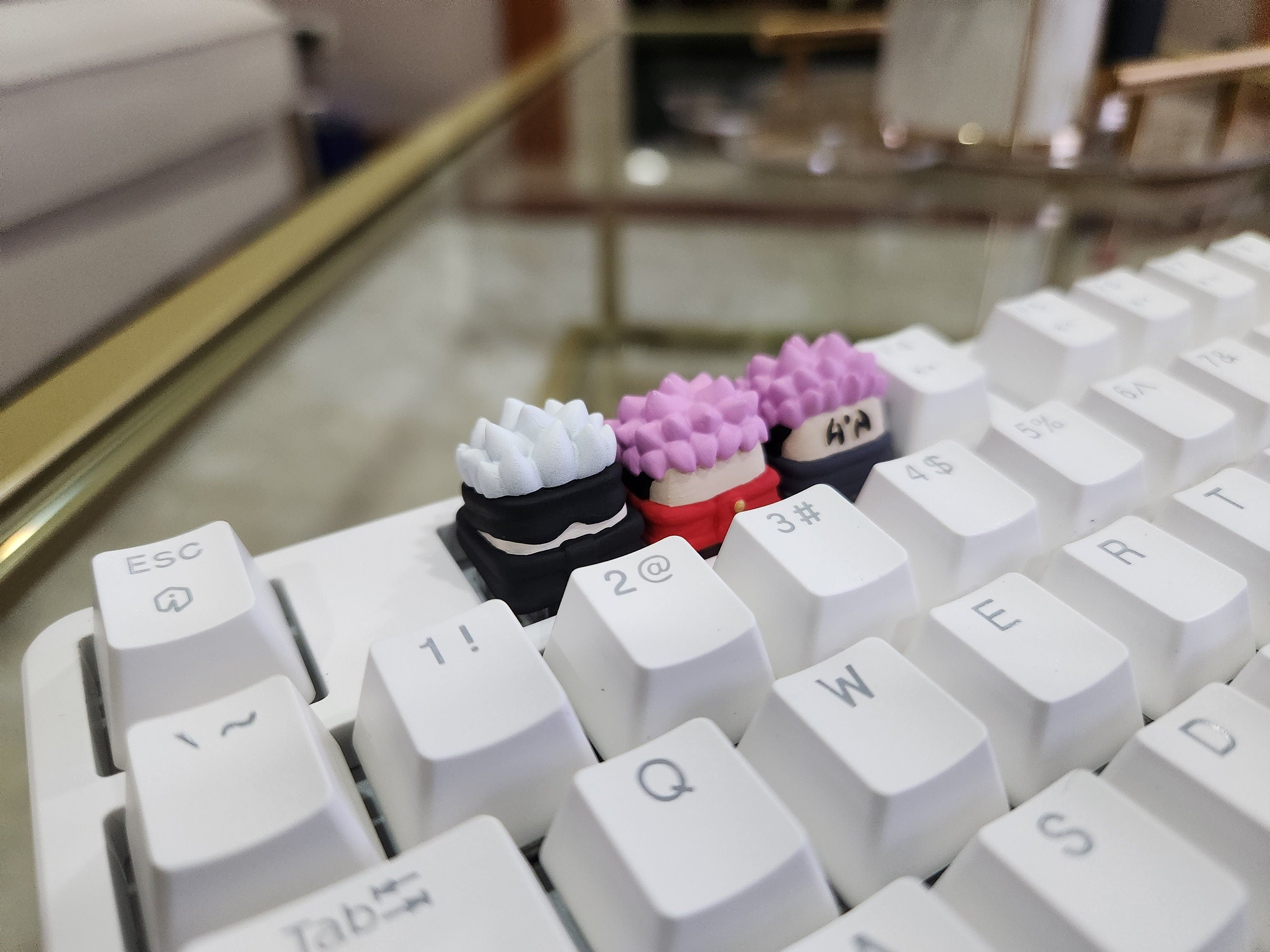 Hand-Painted Anime Artisan Keycap for mechanical keyboard