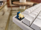 Sleepy Bear Keycap – hand painted artisan keycap for mechanical keyboard