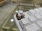 Hand-Painted Bongo Cat Artisan Keycap for mechanical keyboard