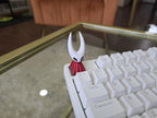 Hand-Painted Hollow Knight Hornet Artisan Keycap for mechanical keyboard