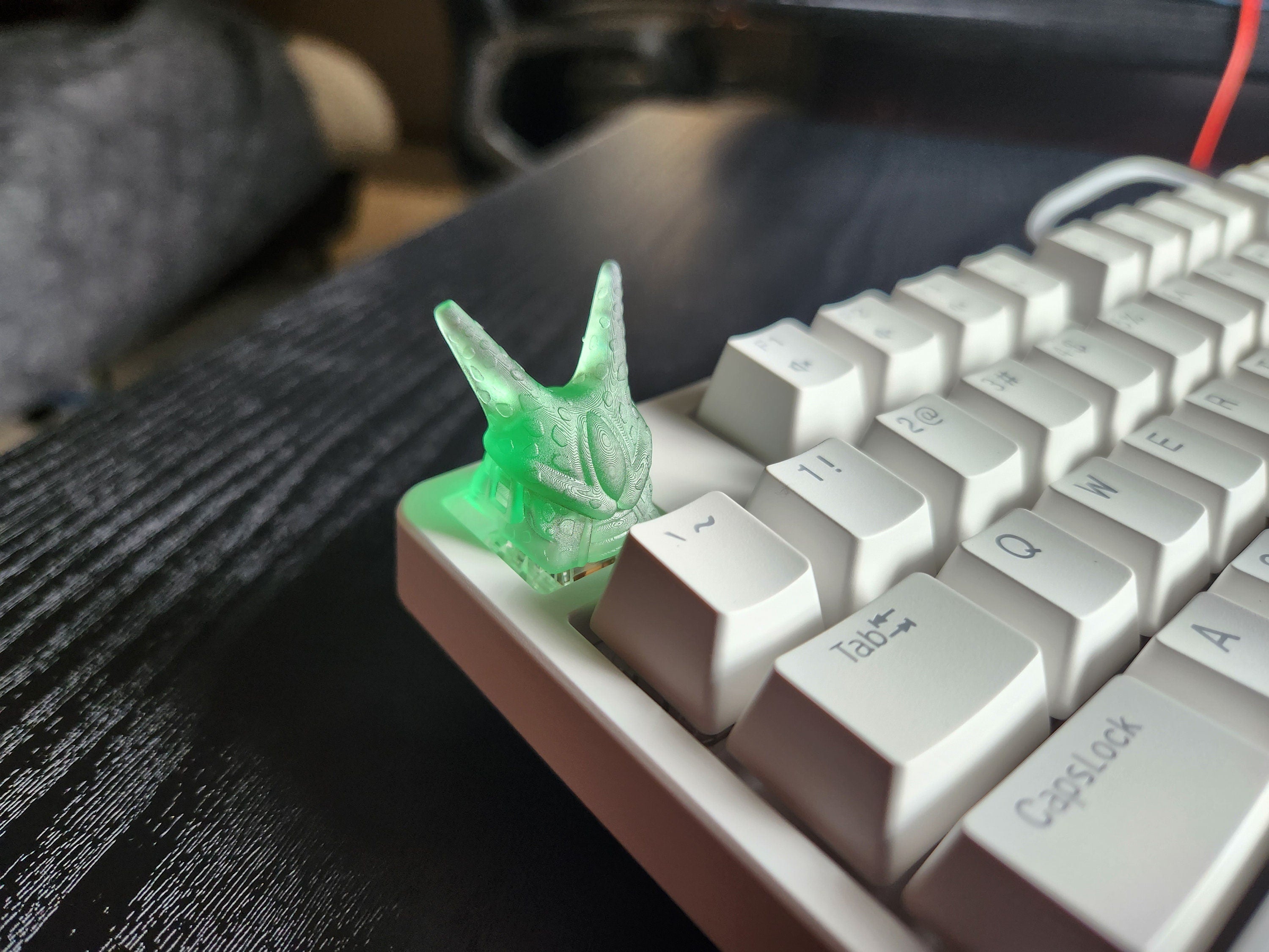 Clear Anime Artisan Keycap for mechanical keyboard