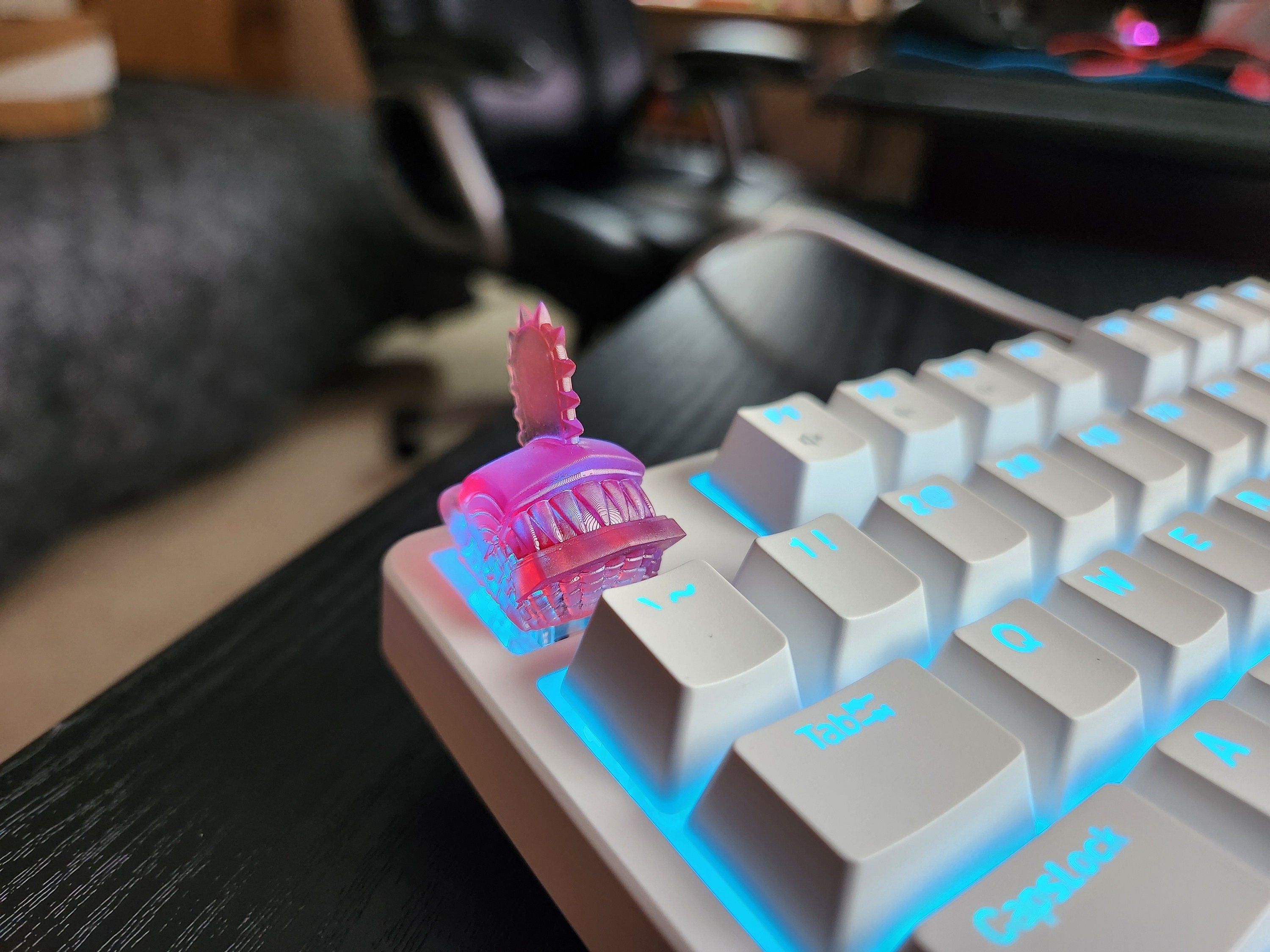 Clear Anime Artisan Keycap for mechanical keyboard