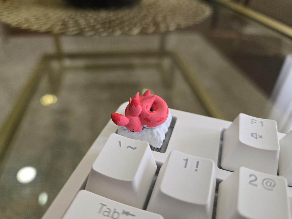 Hand-Painted Palworld Chillet Video Game Artisan Keycap for mechanical keyboard