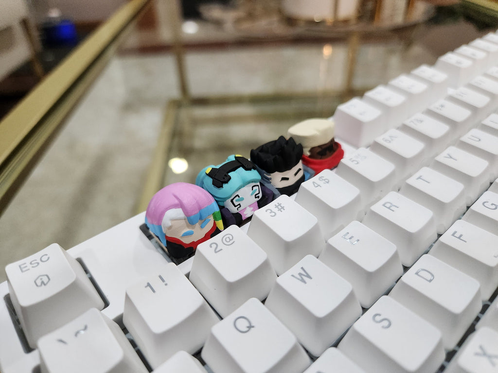 Hand-Painted Anime Artisan Keycap for mechanical keyboard