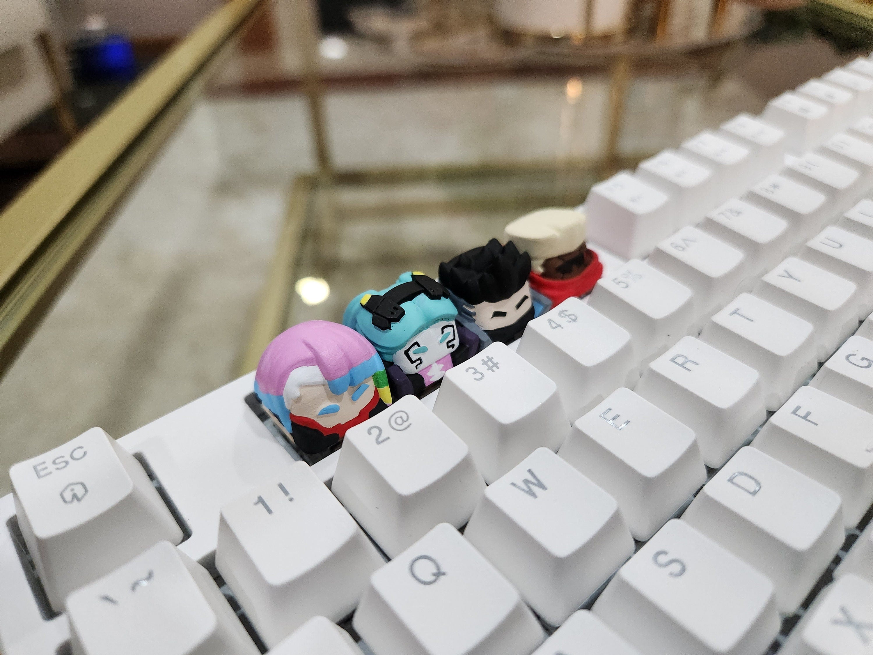 Hand-Painted Anime Artisan Keycap for mechanical keyboard