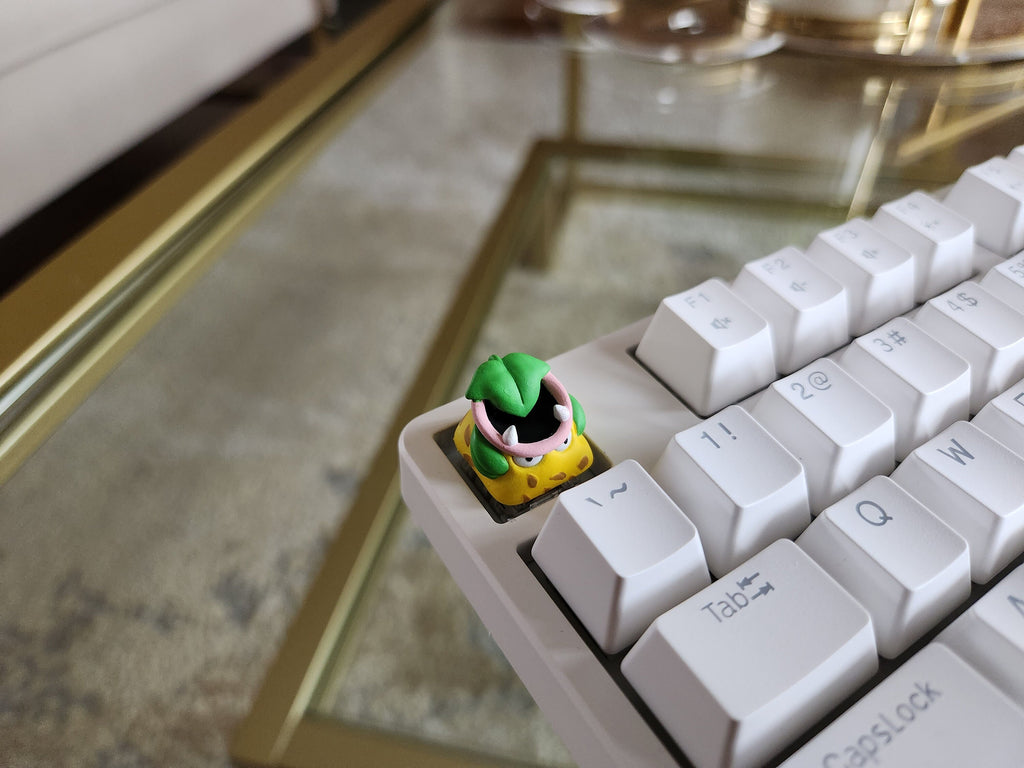 Hand-Painted Anime Victreebel Artisan Keycap for mechanical keyboard