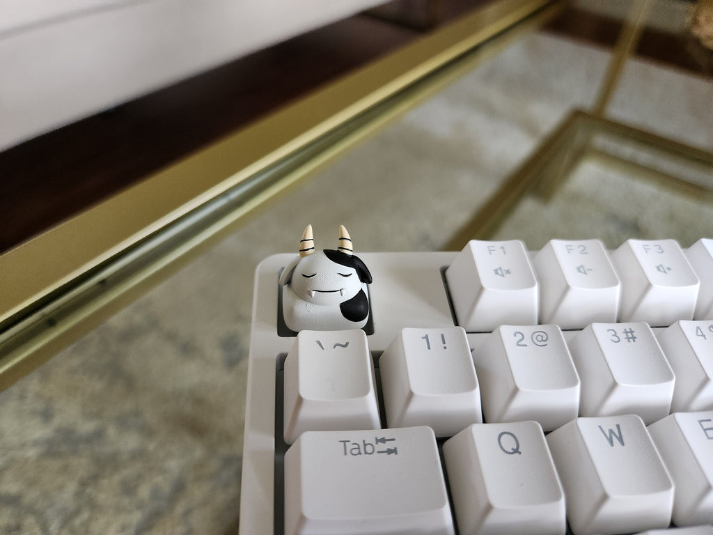 Hand-Painted Palworld Mozzarina Artisan Keycap for mechanical keyboard