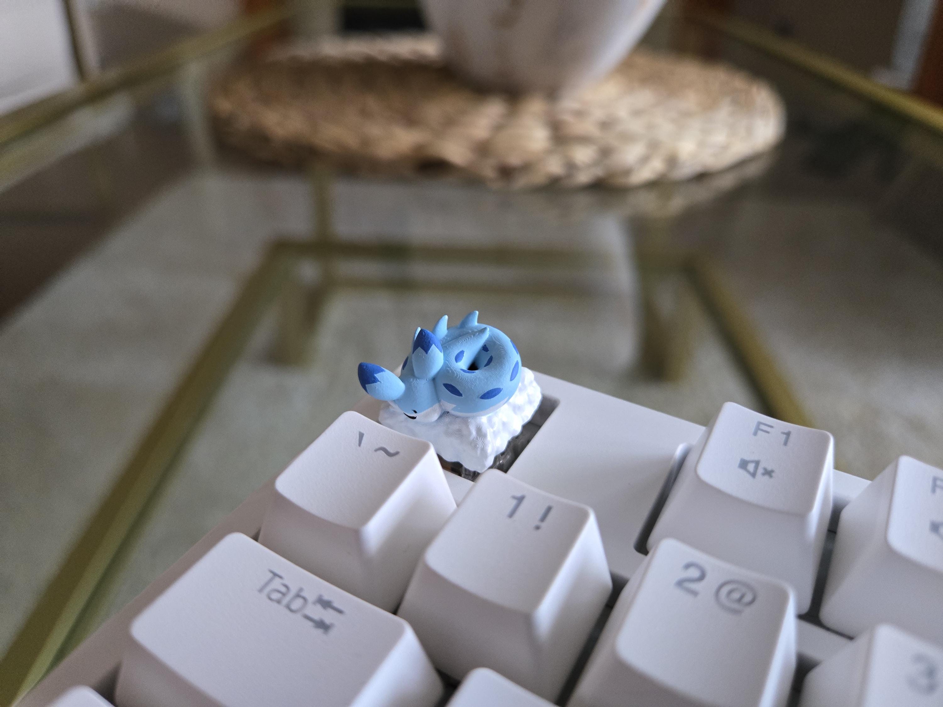 Hand-Painted Palworld Chillet Video Game Artisan Keycap for mechanical keyboard