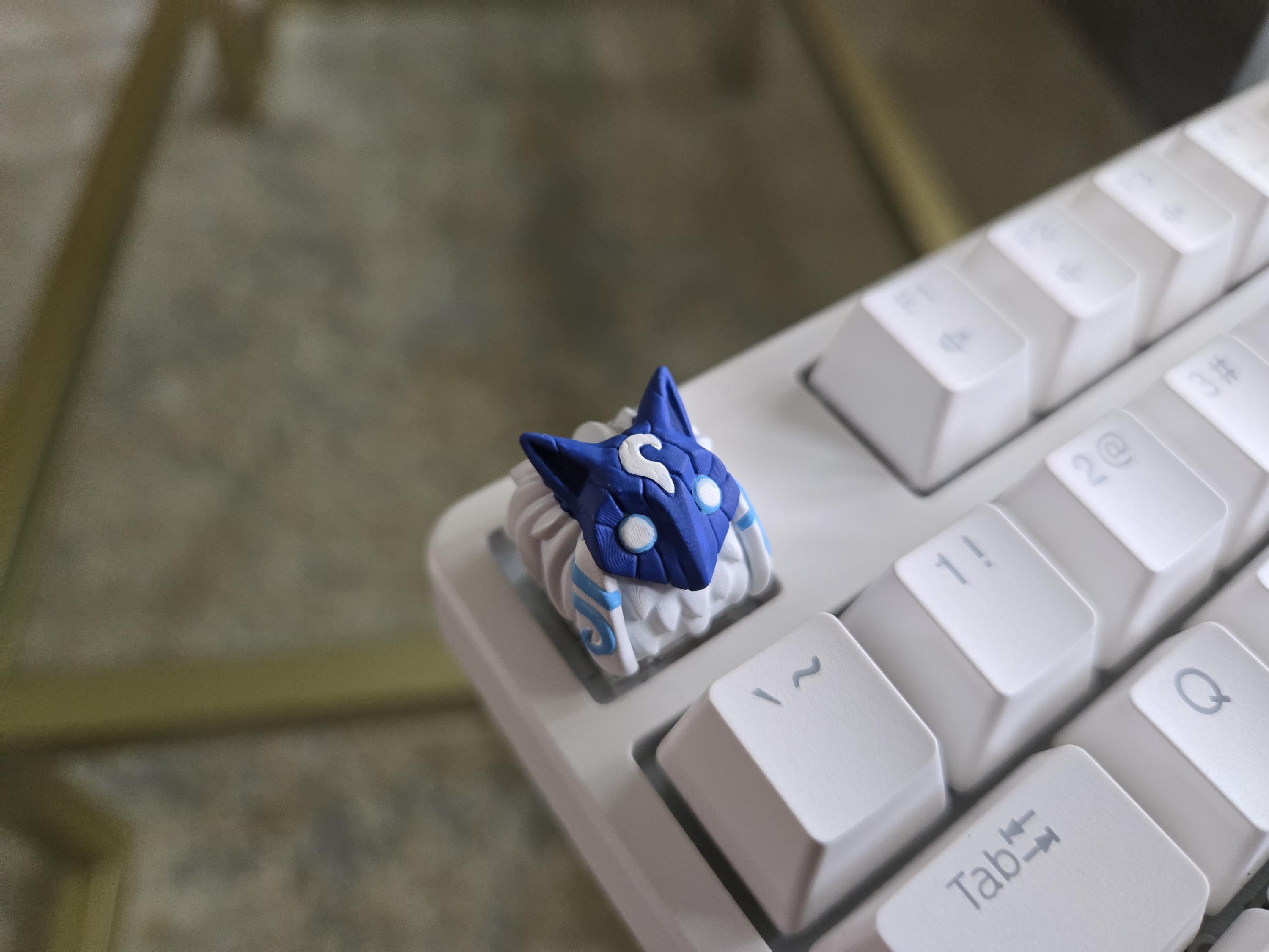 Hand-Painted Video Game Kindred Artisan Keycap for mechanical keyboard