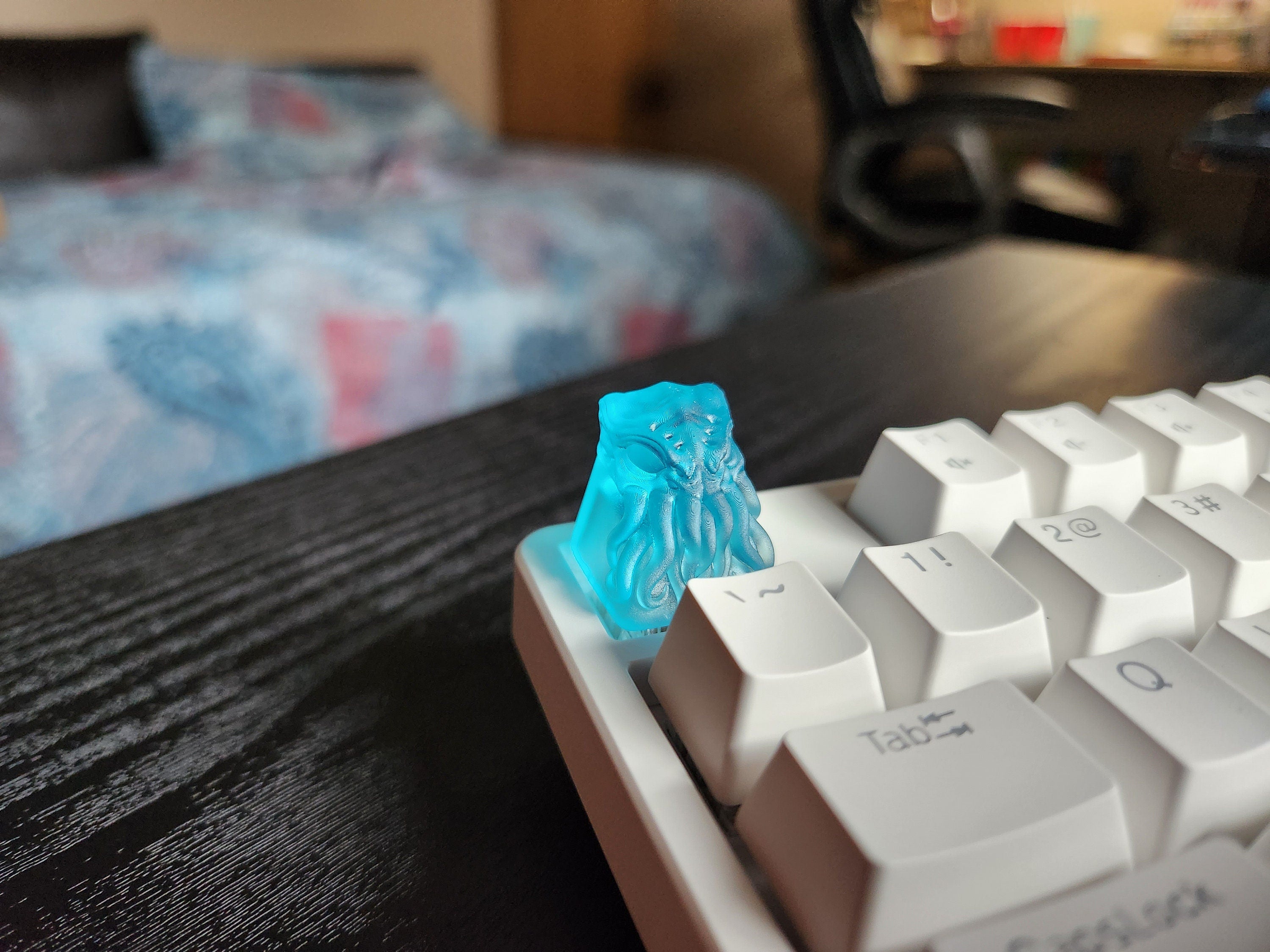 Clear Cthulu Artisan Keycap for mechanical keyboard