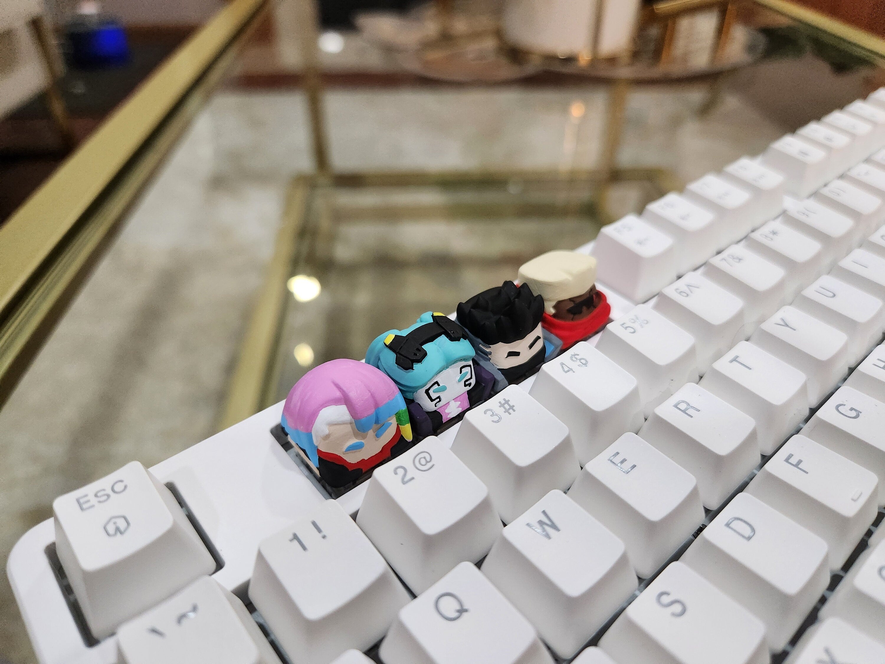 Hand-Painted Anime Artisan Keycap for mechanical keyboard