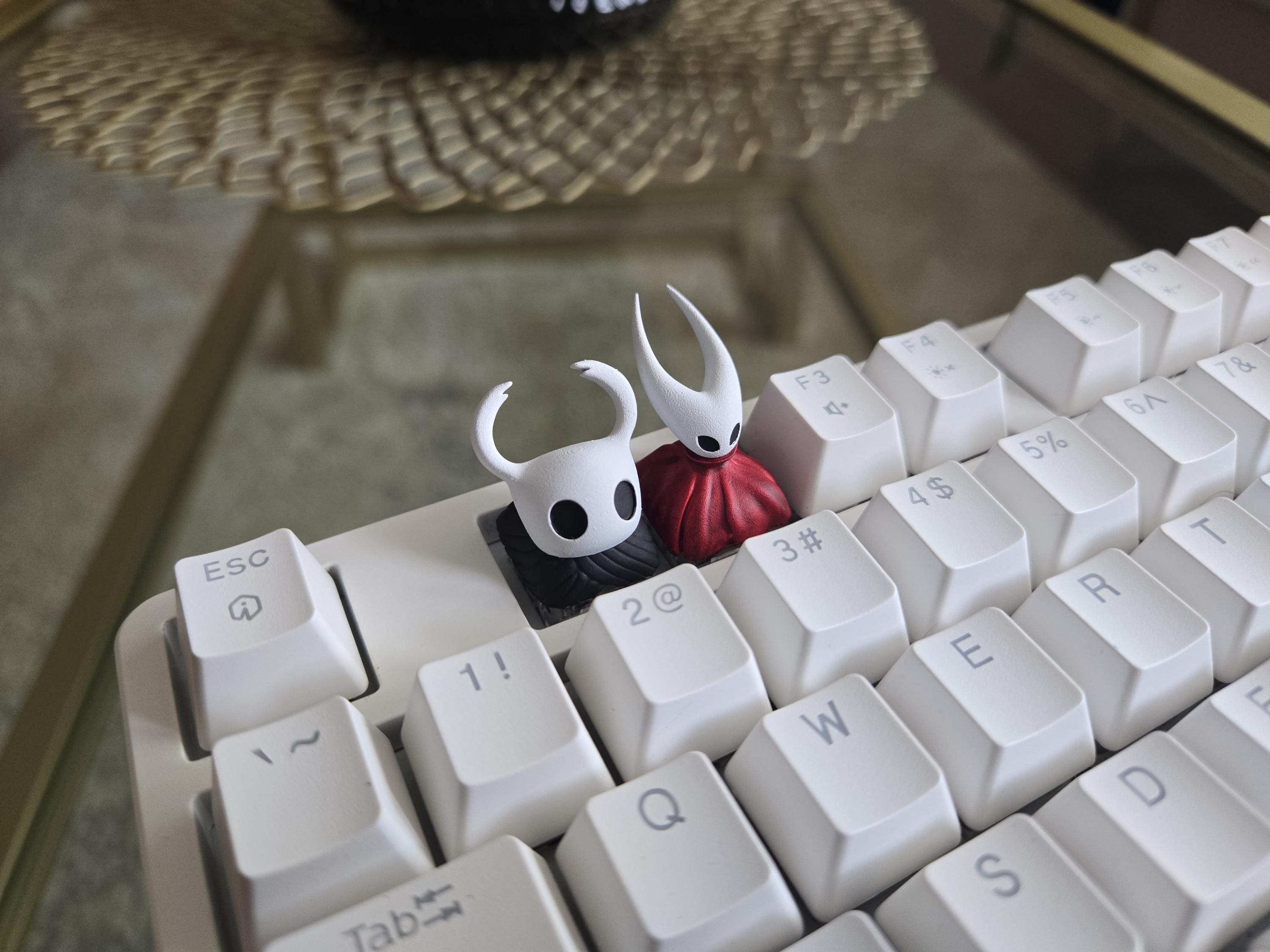 Hand-Painted Hollow Knight Artisan Keycaps for mechanical keyboard