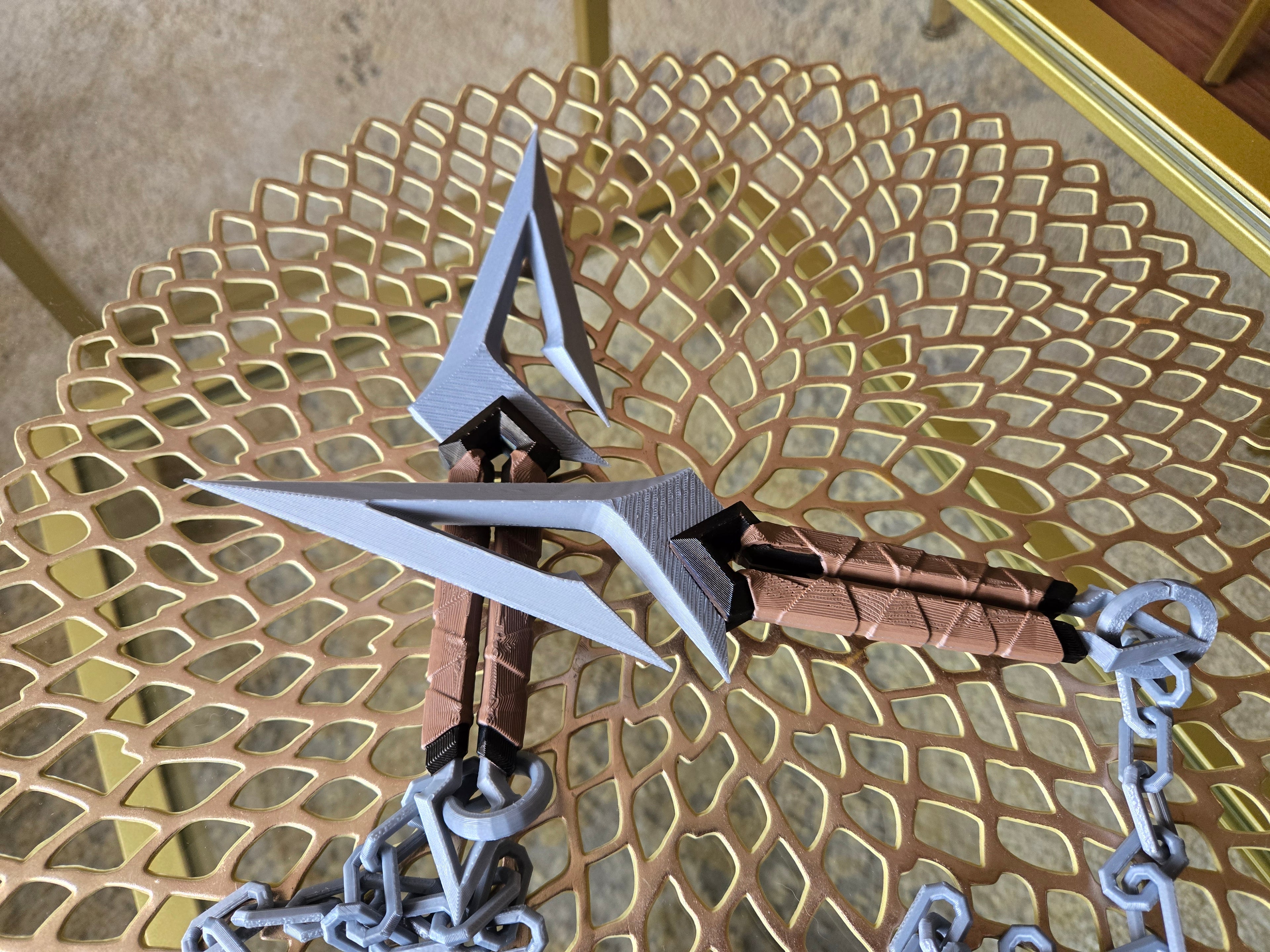 Kuronami Knife Cosplay Prop – Hand Painted 1:1 Scale Valorant Melee Replica handcrafted collectible