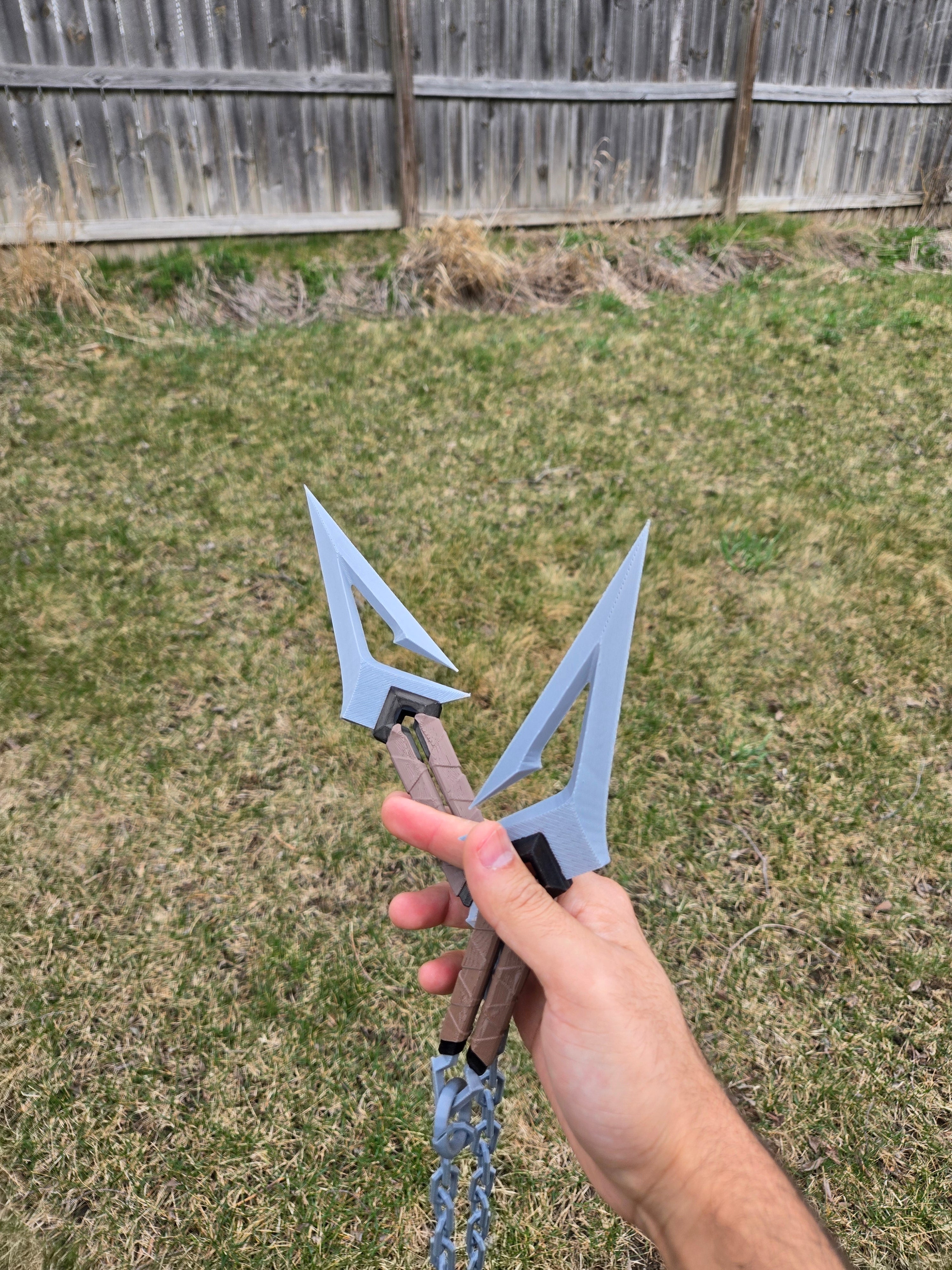 Kuronami Knife Cosplay Prop – Hand Painted 1:1 Scale Valorant Melee Replica handcrafted collectible