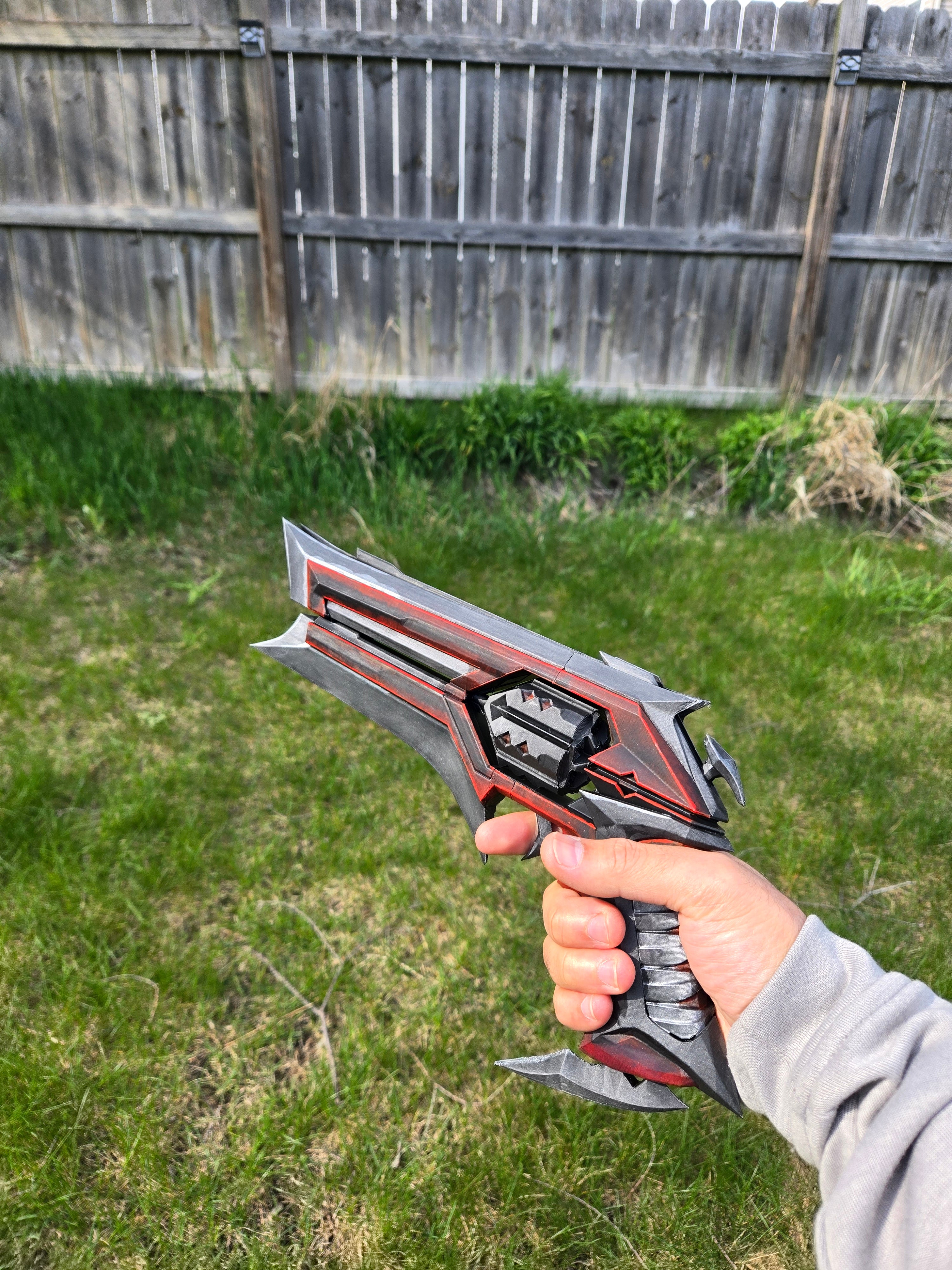 Kuronami Sheriff Cosplay Prop – Hand Painted 1:1 Scale Valorant Replica handcrafted collectible
