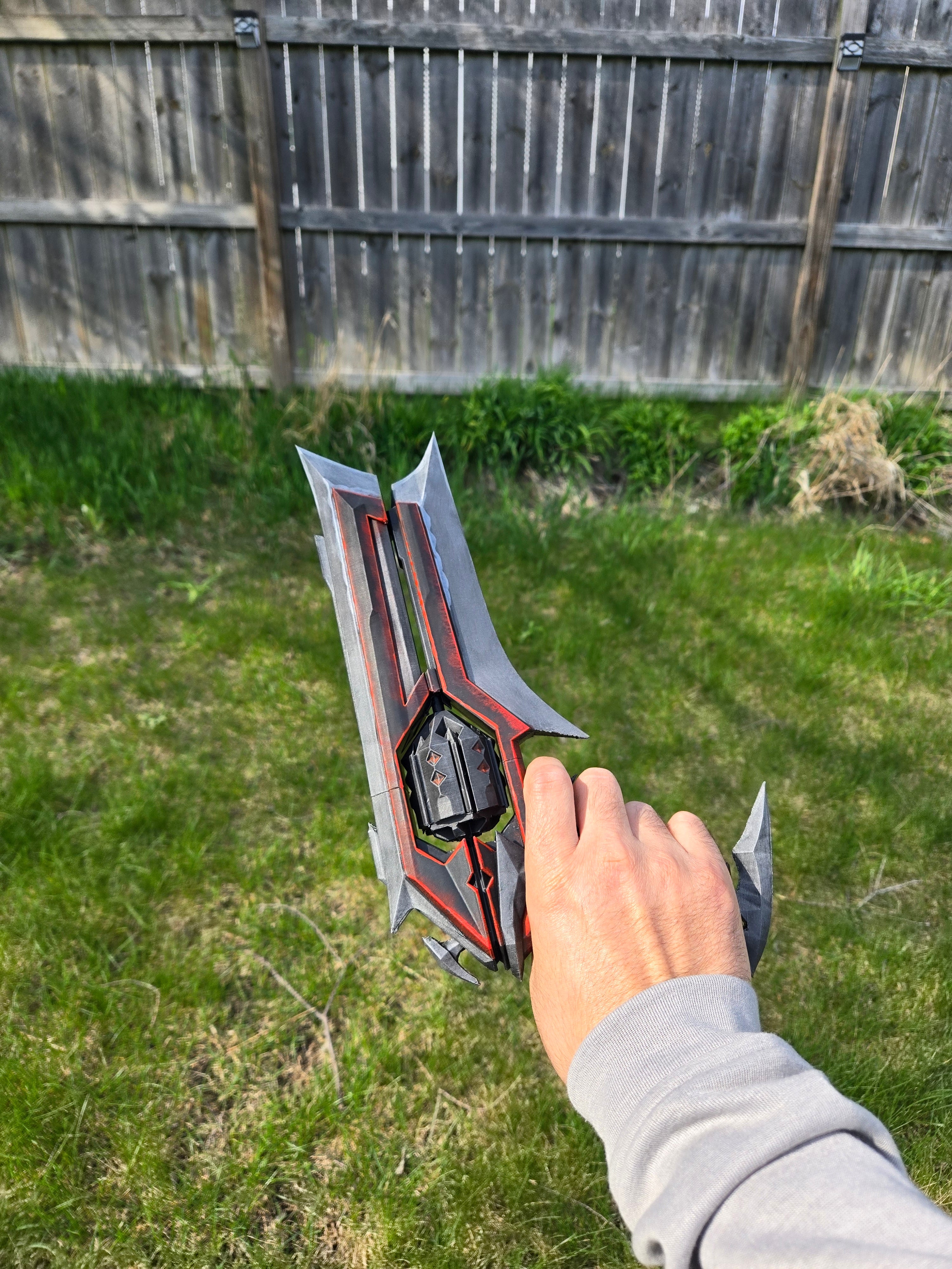 Kuronami Sheriff Cosplay Prop – Hand Painted 1:1 Scale Valorant Replica handcrafted collectible