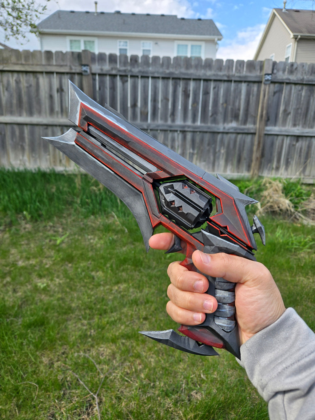 Kuronami Sheriff Cosplay Prop – Hand Painted 1:1 Scale Valorant Replica handcrafted collectible