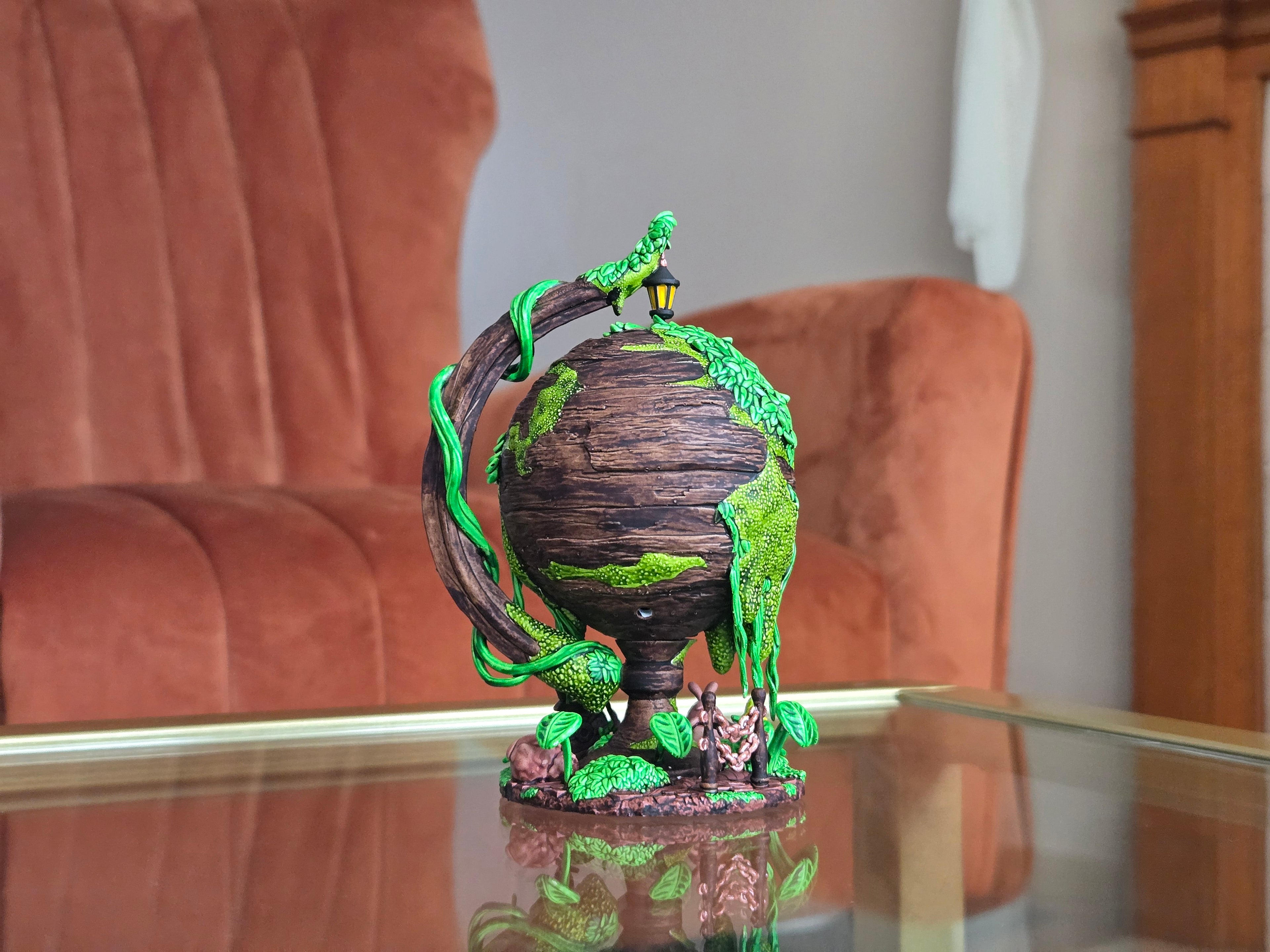 Silksong Hornet Hand Painted Diorama - Miniature Diorama Fan Art - 5" Tall handcrafted collectible