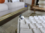 Ivory Beast Keycap – hand painted artisan keycap for mechanical keyboard – view 6