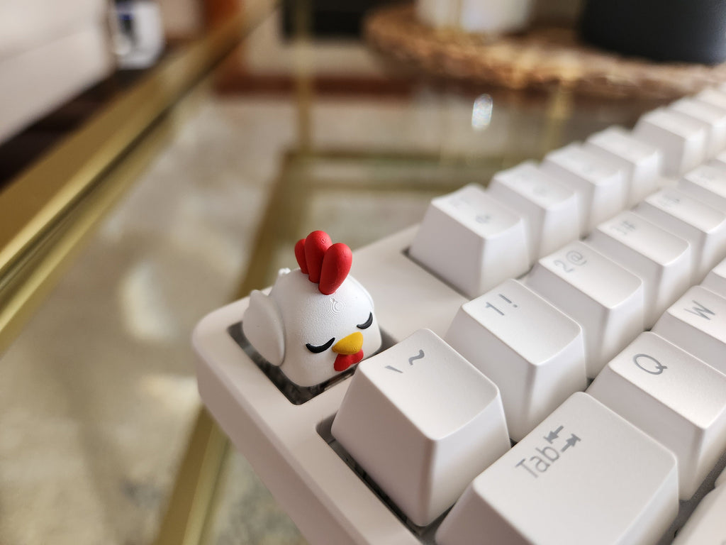 Hand-Painted Palworld Chikipi Artisan Keycap for mechanical keyboard