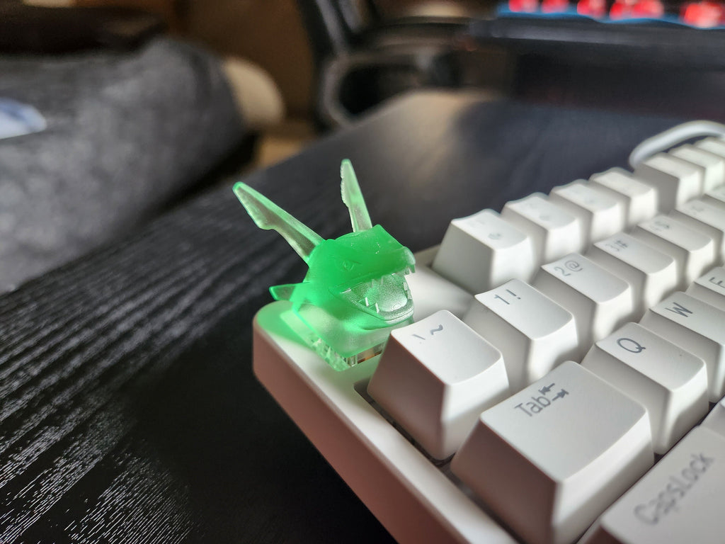 Clear Video Game Artisan Keycap for mechanical keyboard