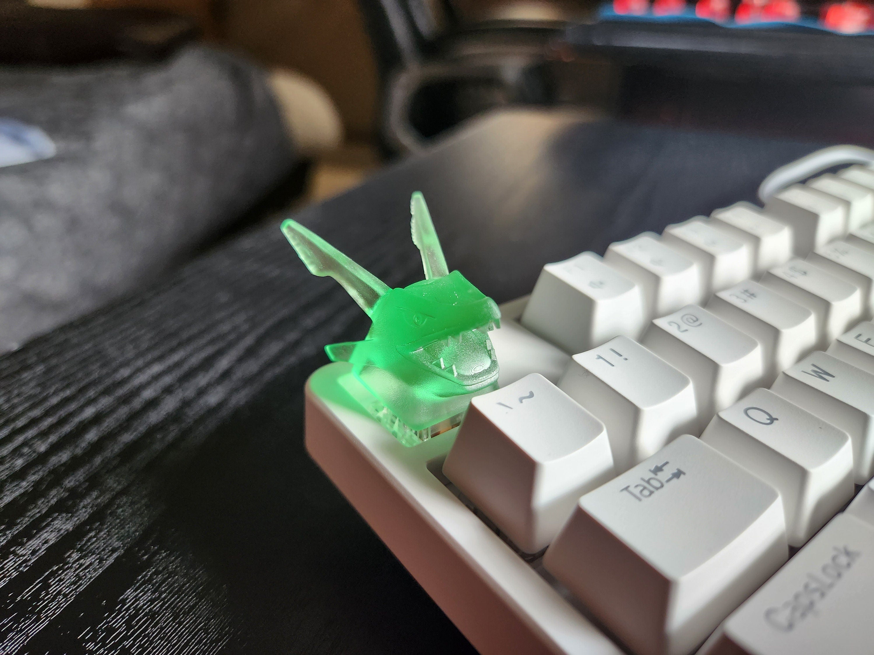 Clear Video Game Artisan Keycap for mechanical keyboard