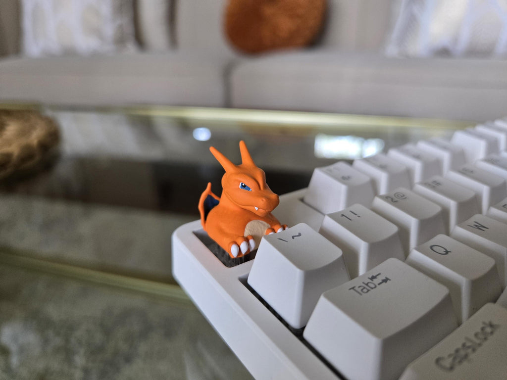 Hand-Painted Charizard Artisan Keycap for mechanical keyboard