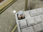 Hand-Painted Bongo Cat Artisan Keycap for mechanical keyboard
