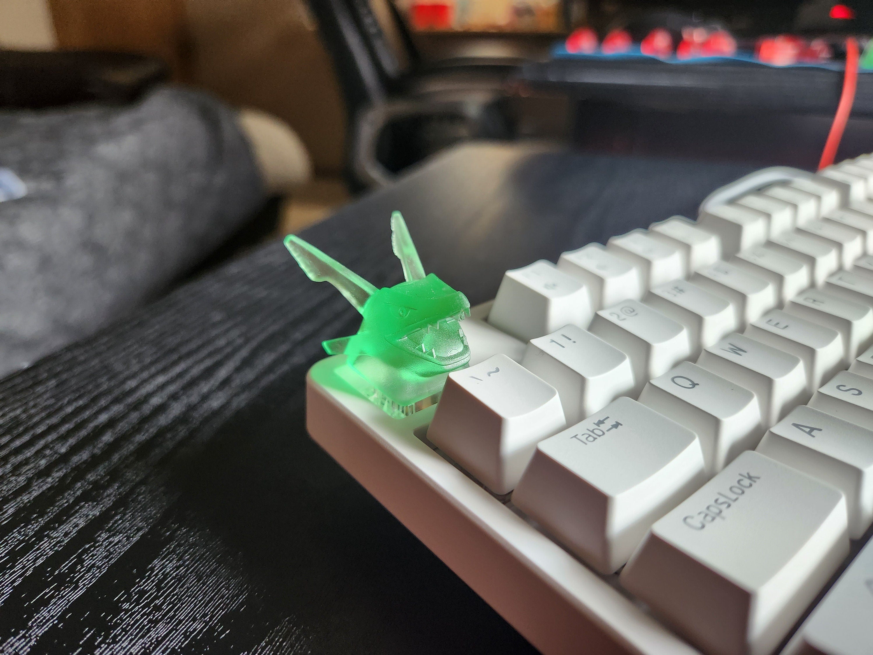 Clear Video Game Artisan Keycap for mechanical keyboard