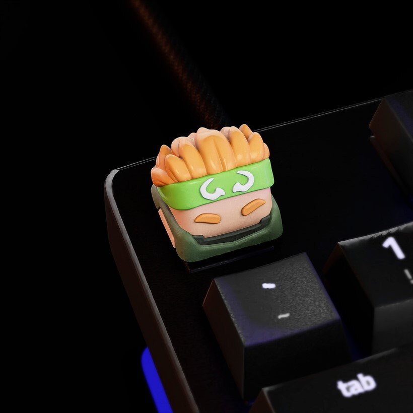 Hand-Painted Video Game Artisan Keycaps for mechanical keyboard