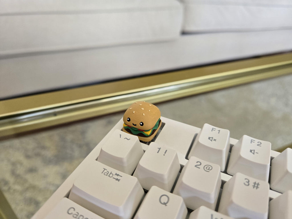 Hand-Painted Burger Food Artisan Keycap for mechanical keyboard