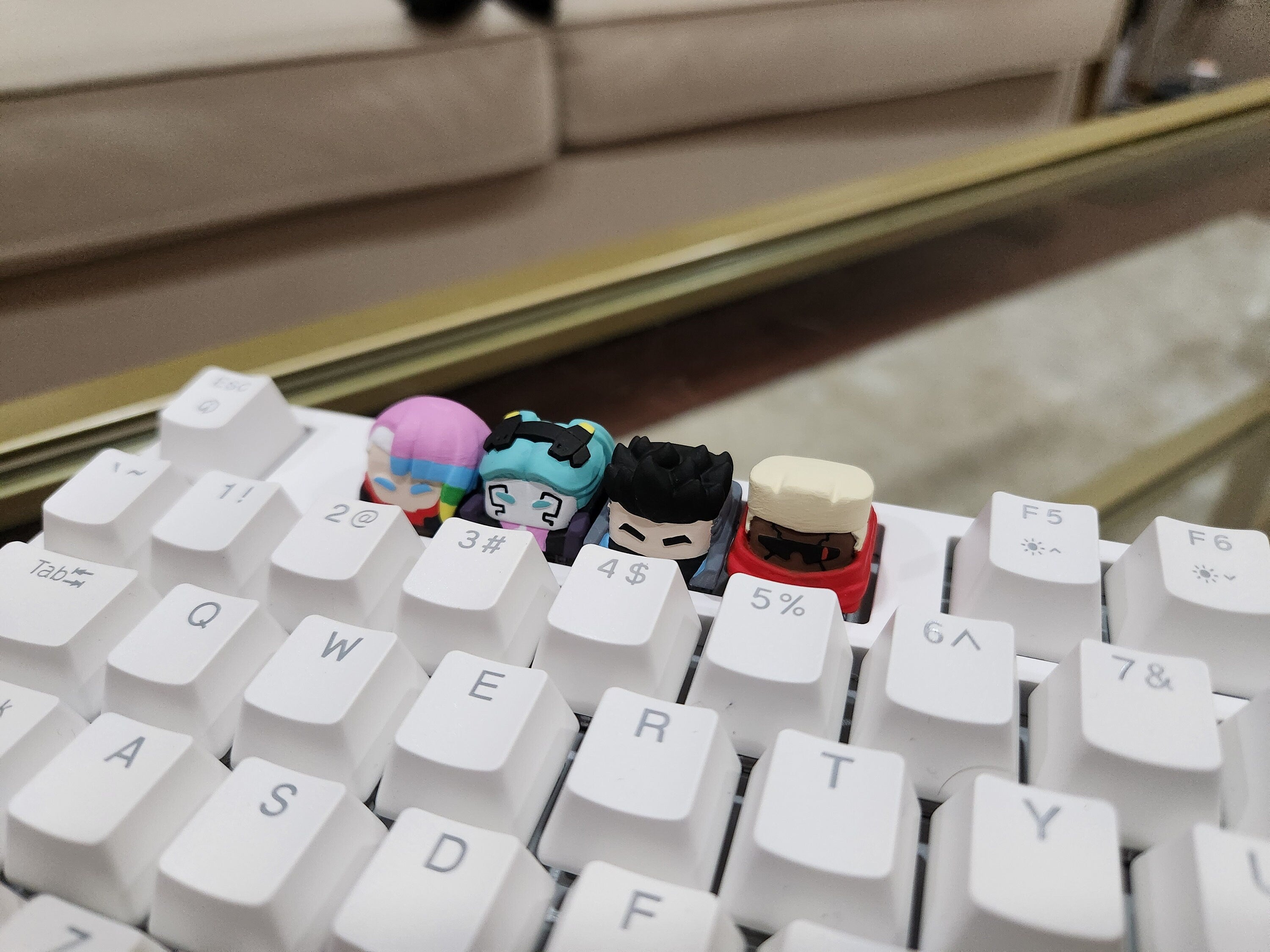 Hand-Painted Anime Artisan Keycap for mechanical keyboard