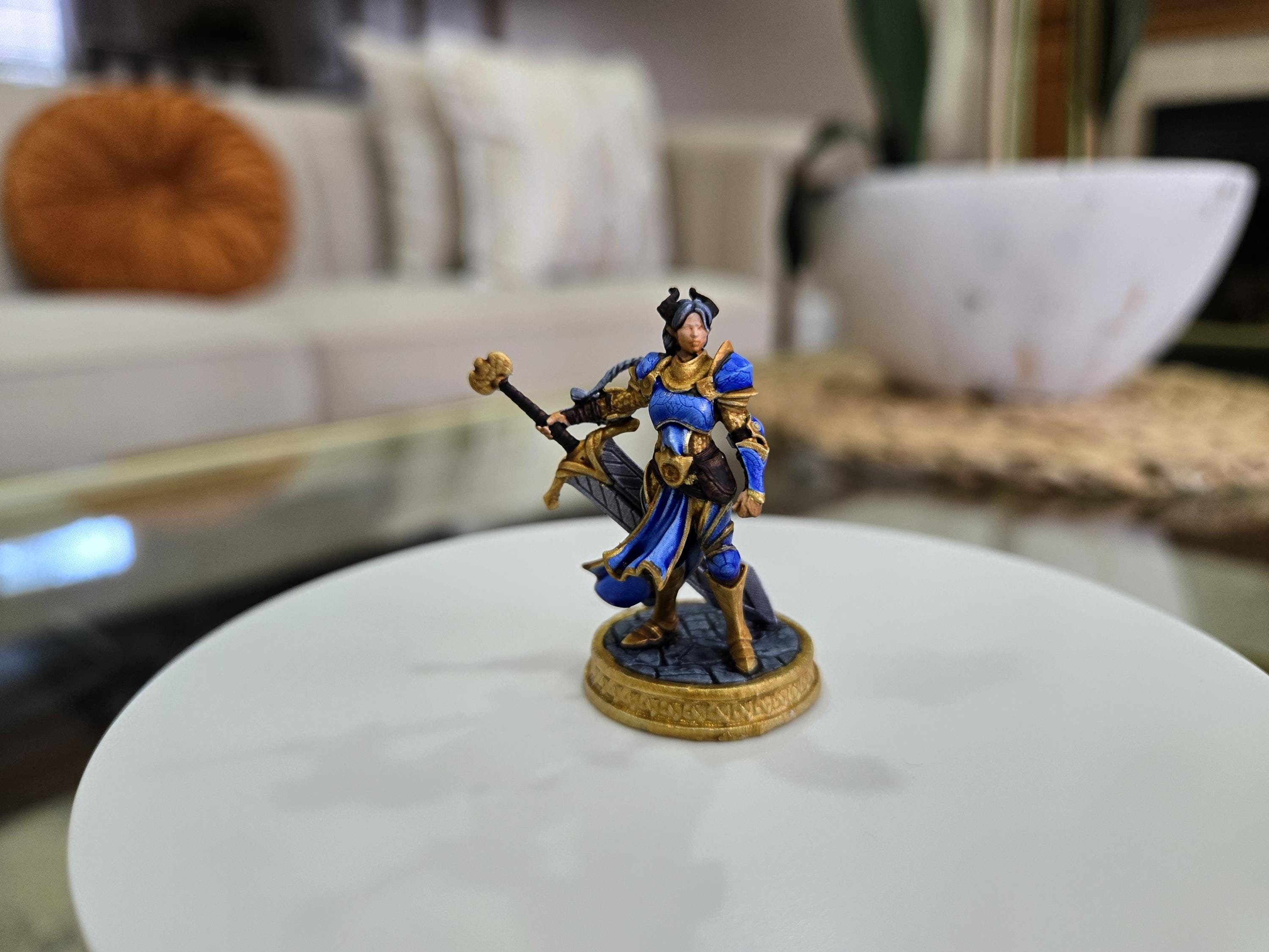 The Duskgate Champion fantasy tabletop miniature