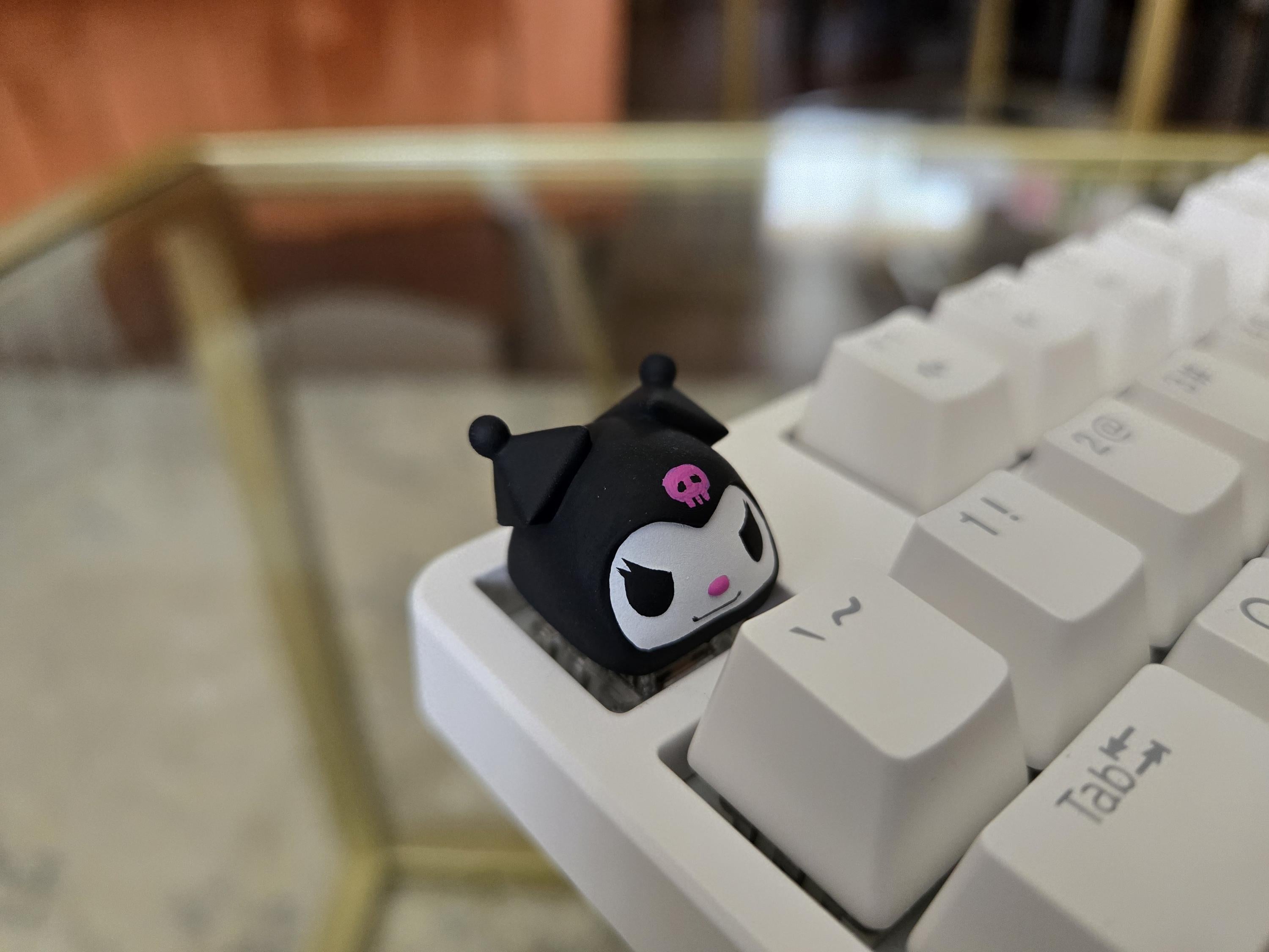 Hand-Painted Kuromii Artisan Keycap for mechanical keyboard