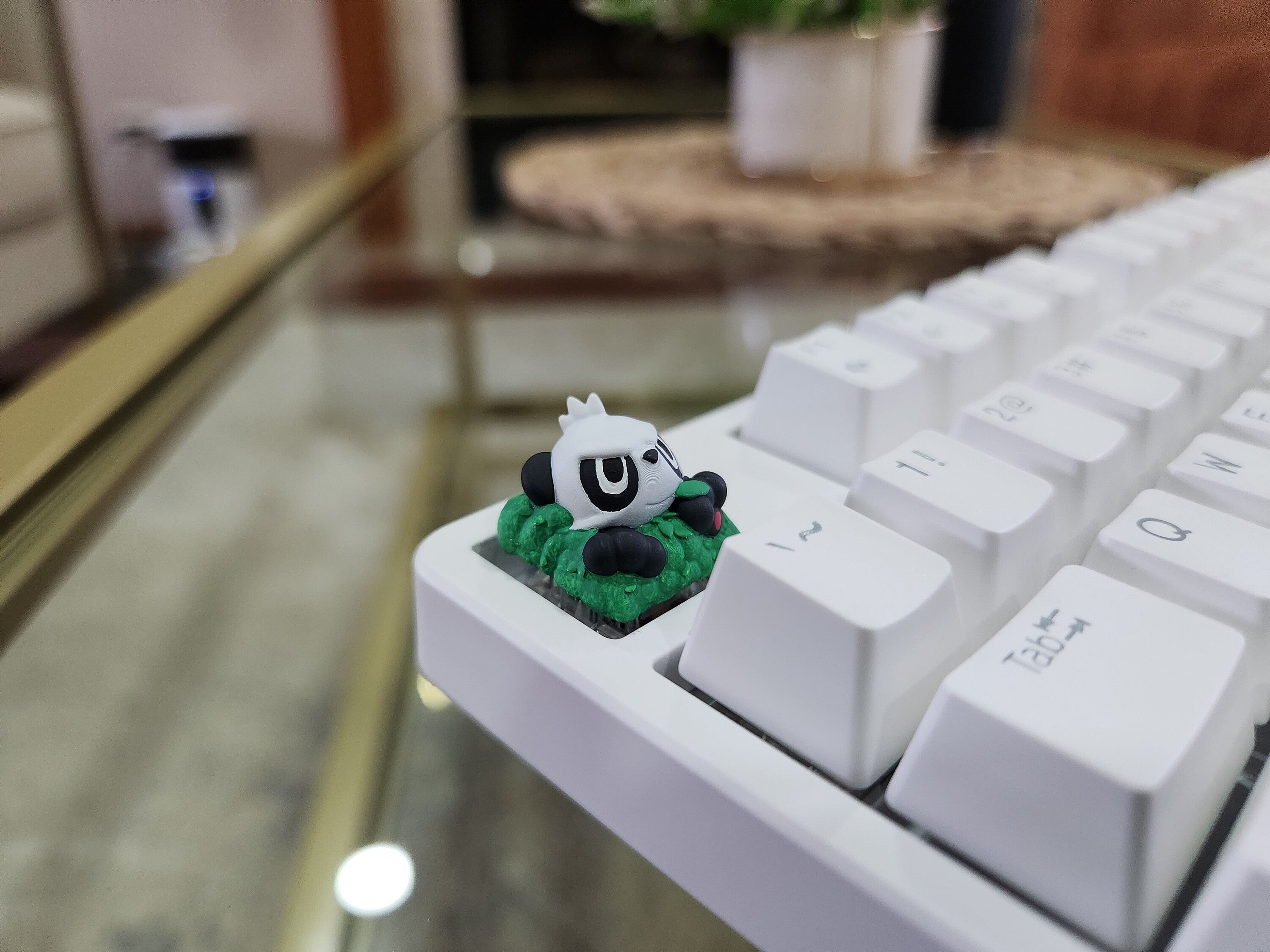 Hand-Painted Anime Pancham Artisan Keycap for mechanical keyboard