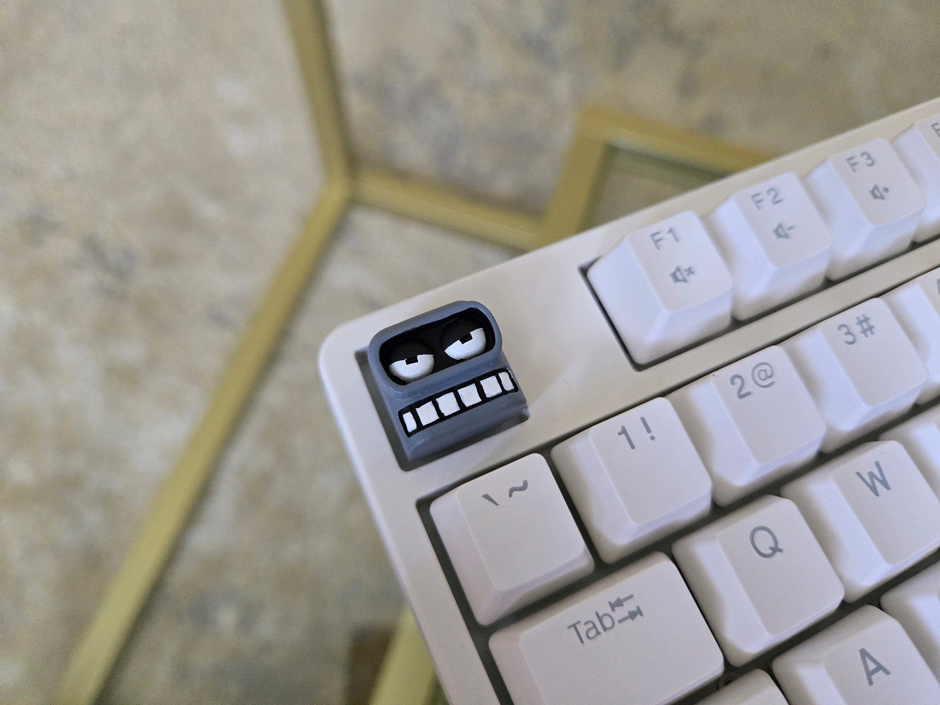 Hand-Painted Cartoon Bender Artisan Keycap for mechanical keyboard