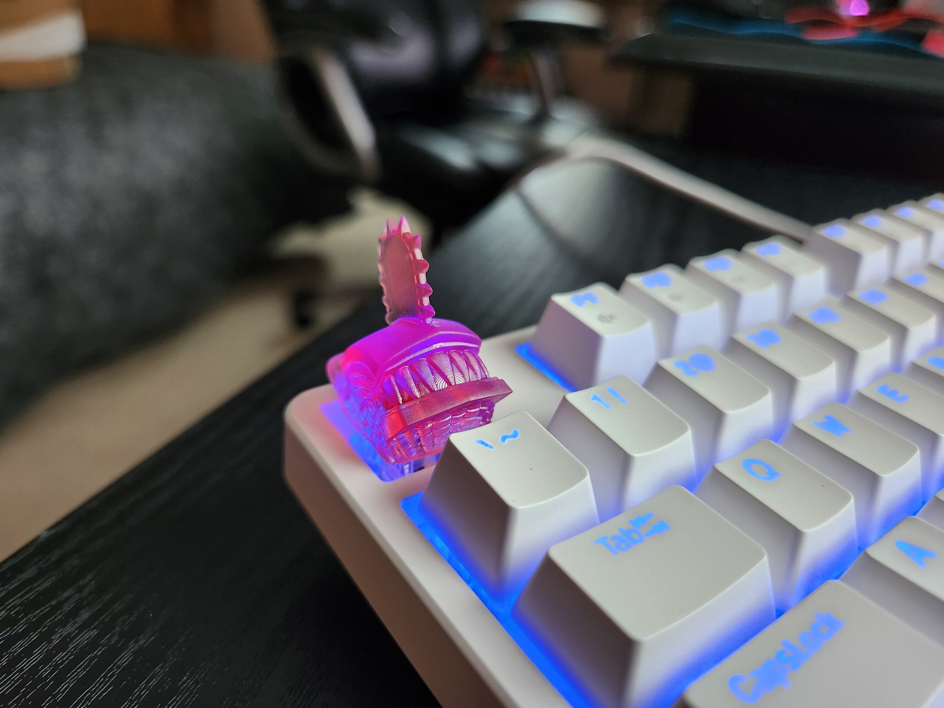 Clear Anime Artisan Keycap for mechanical keyboard