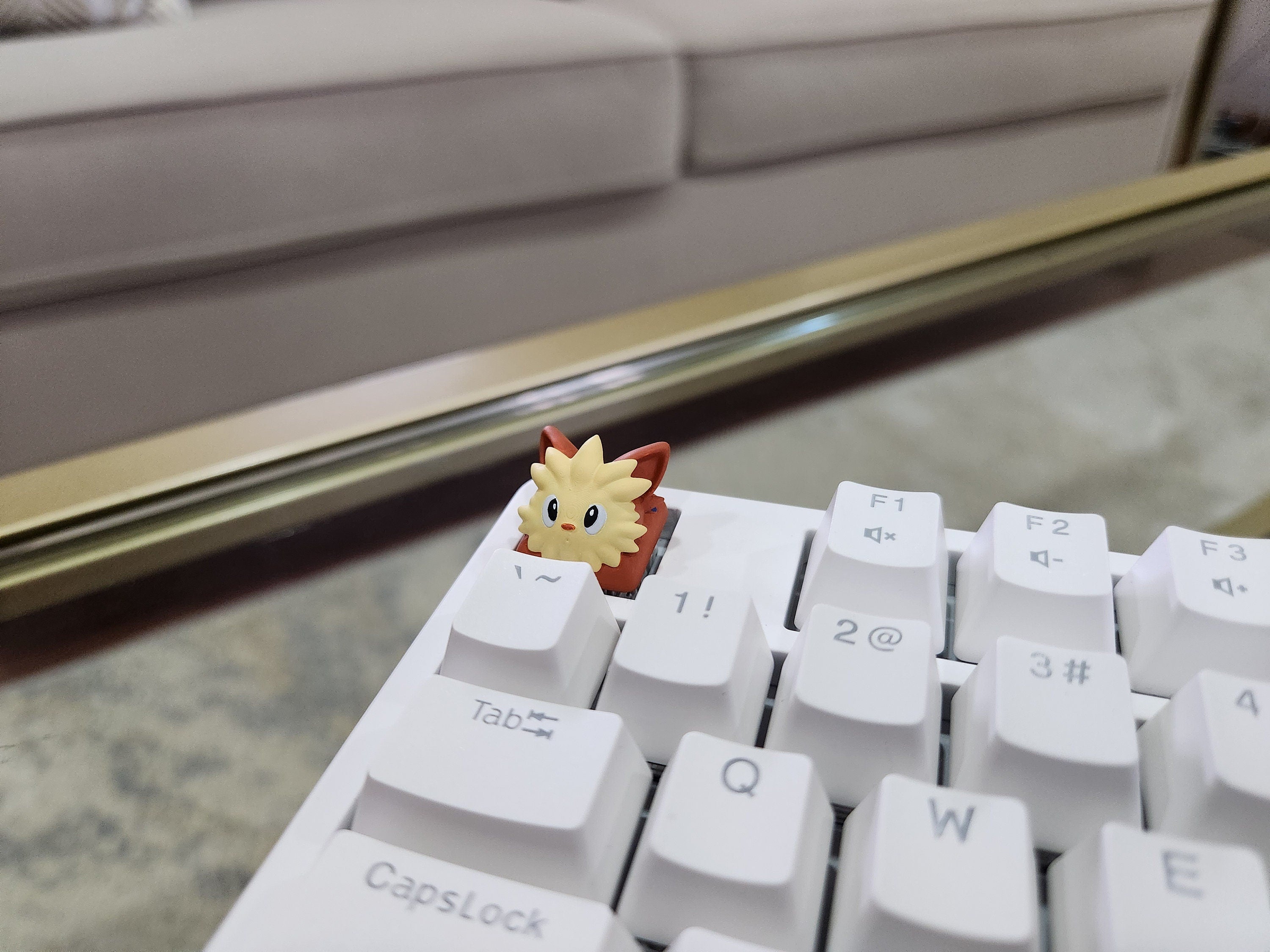 Hand-Painted Lillipup Artisan Keycap for mechanical keyboard