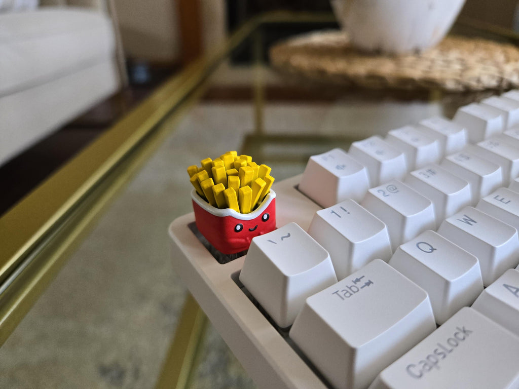 Hand-Painted Fries Food Artisan Keycap for mechanical keyboard