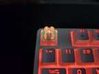 Clear Kitten Cat Paw Artisan Keycap for mechanical keyboard