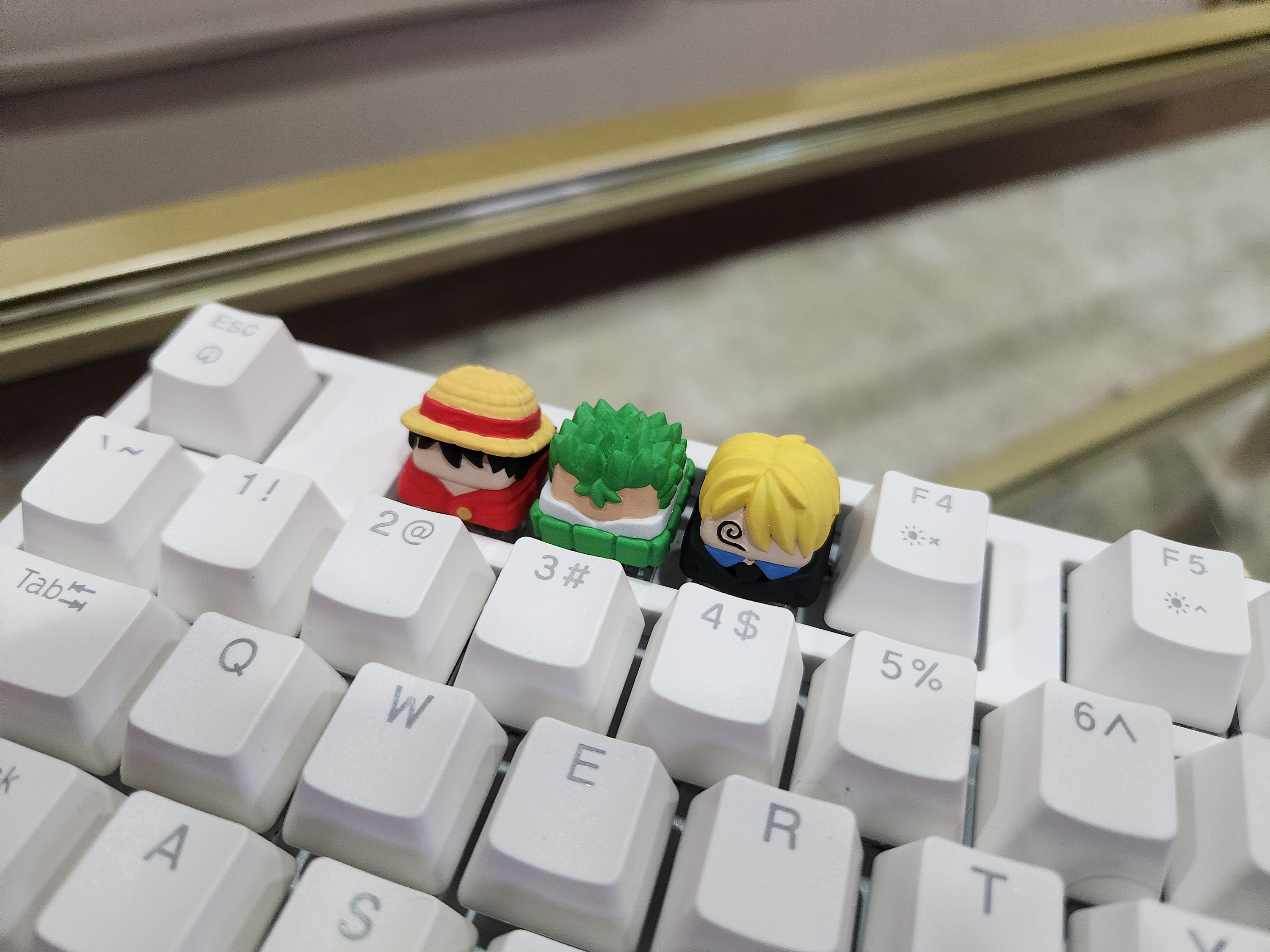 Hand-painted anime-inspired Hiko3D artisan keycap