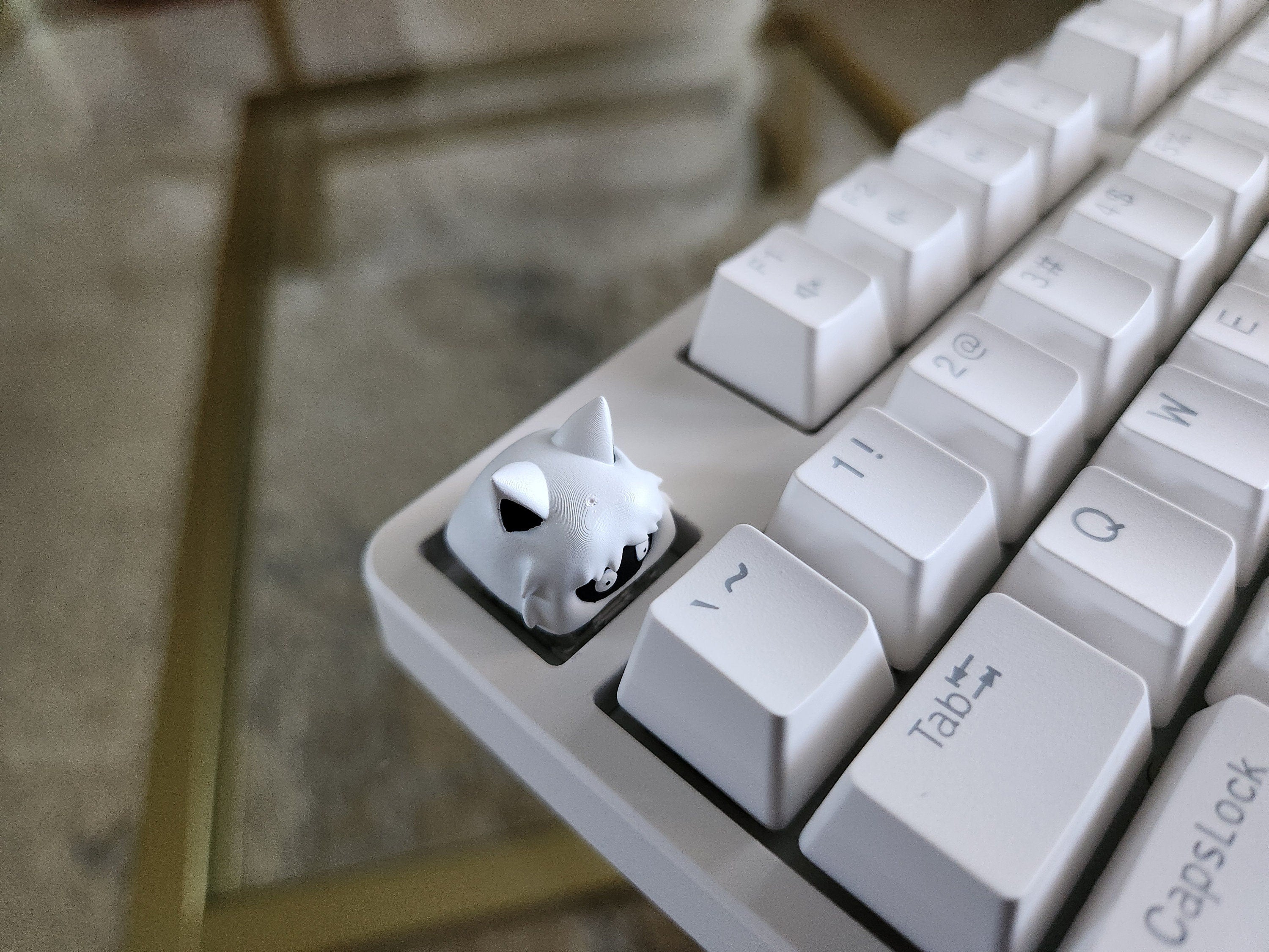 Hand-Painted Palworld Wumpo Video Game Artisan Keycap for mechanical keyboard