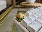 Hand-Painted Burger Food Artisan Keycap for mechanical keyboard