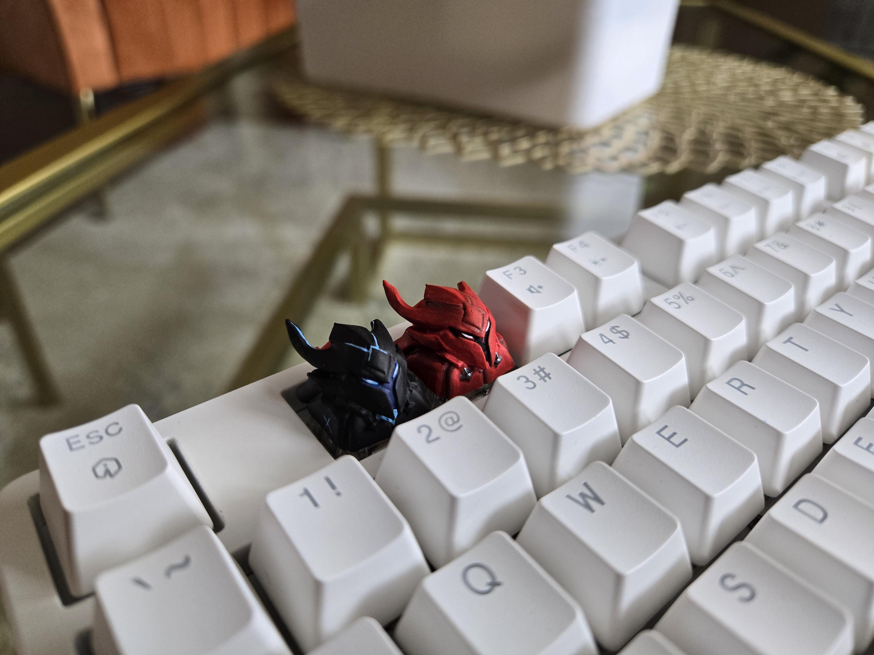 Hand-Painted Igris Anime Artisan Keycap for mechanical keyboard