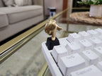 Hand-painted golden glove finger artisan keycap