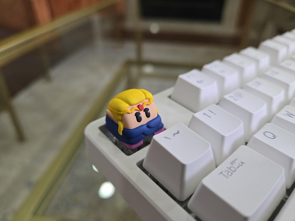 Hand-Painted Princess Zelda Artisan Keycap for mechanical keyboard